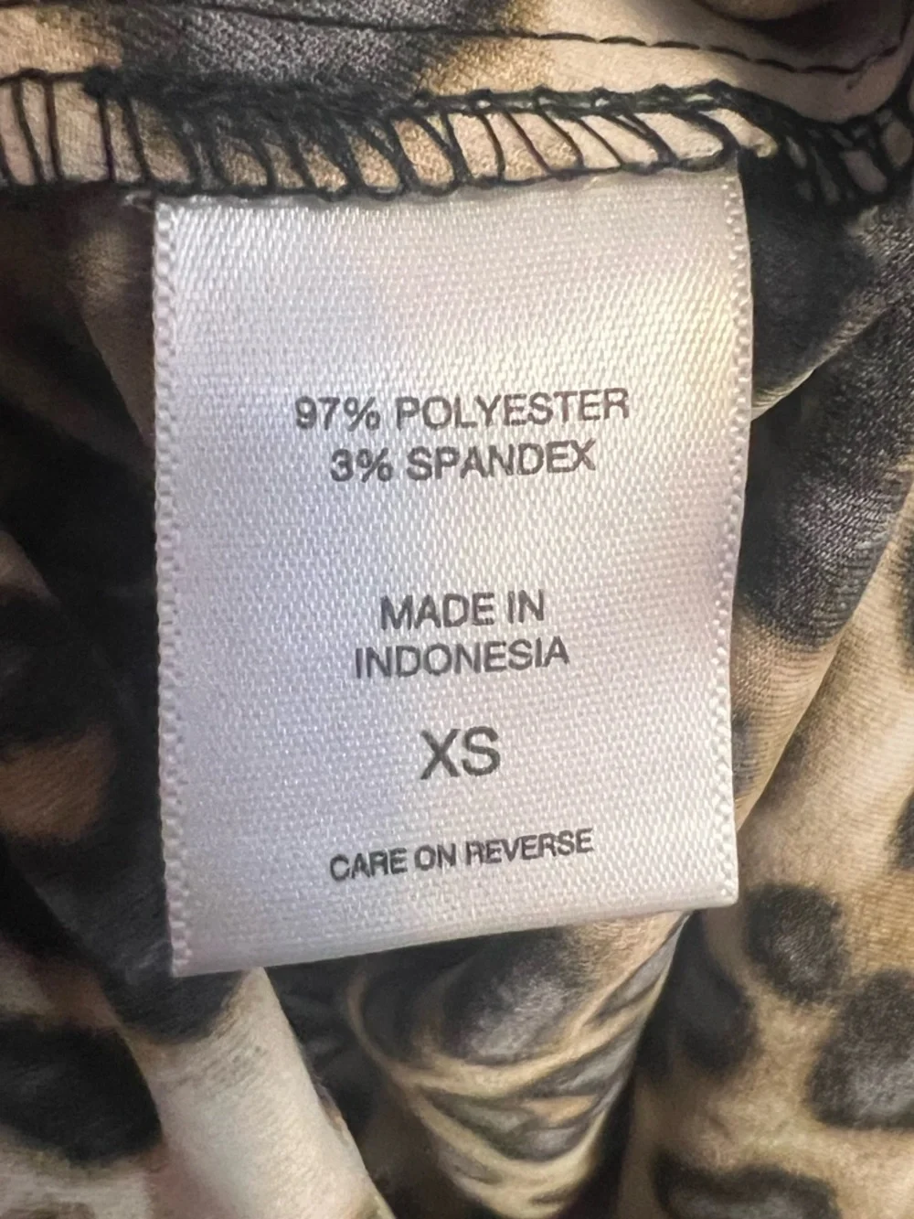 NY&Co Leopard Print Maxi Shirt Dress - Tan/Black - Picture 5 of 6